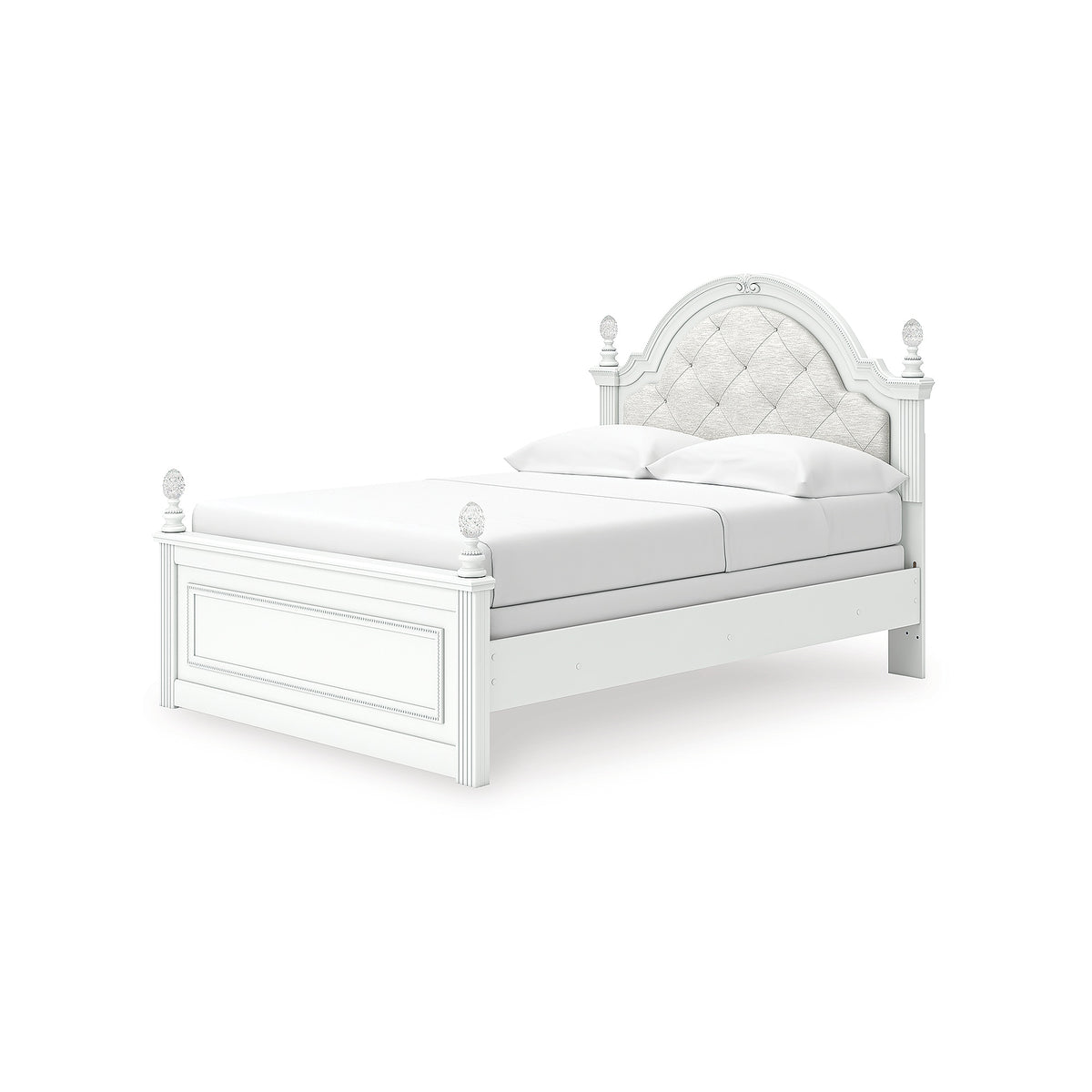 Kozlani Full Upholstered Panel Bed, Dresser and Mirror (PCB1819-SI) - Image 8