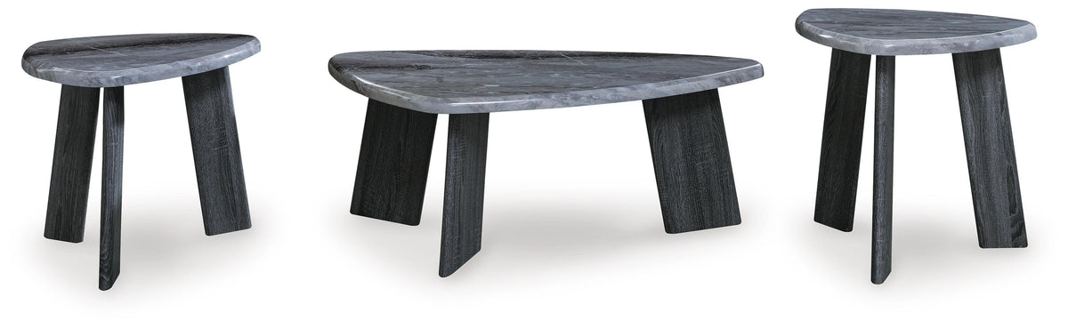 Bluebond Table (Set of 3) - Gray  (T390-SI) - Image 2