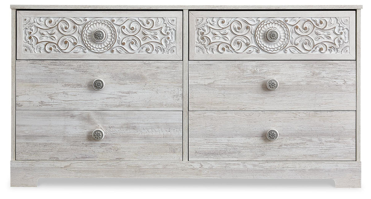 Paxberry Dresser - Whitewash  (EB1811-SI)