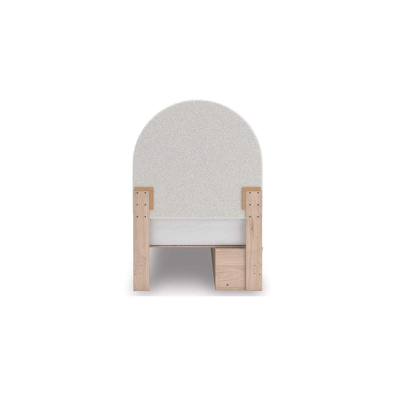 Arloster Twin Upholstered Panel Bed with Storage (PCB1566-SI) - Image 6