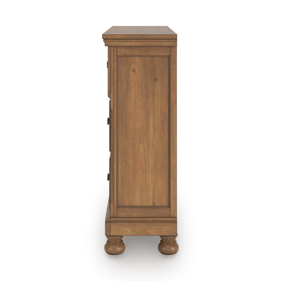 Feddinger California King Panel Storage Bed, Dresser and Nightstand (PCB779-SI) - Image 7