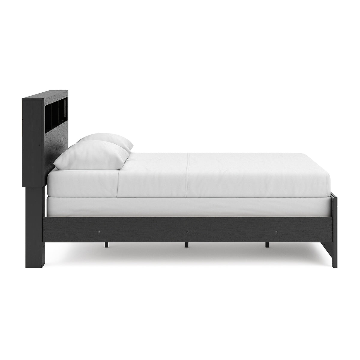 Broachmyn Queen Bookcase Bed, Dresser and Mirror (PCB1118-SI) - Image 15
