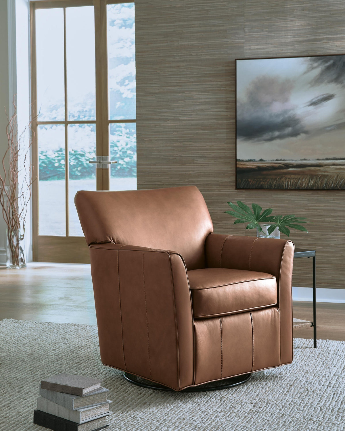 Braydunn Swivel Glider Accent Chair (A3000821-SI)