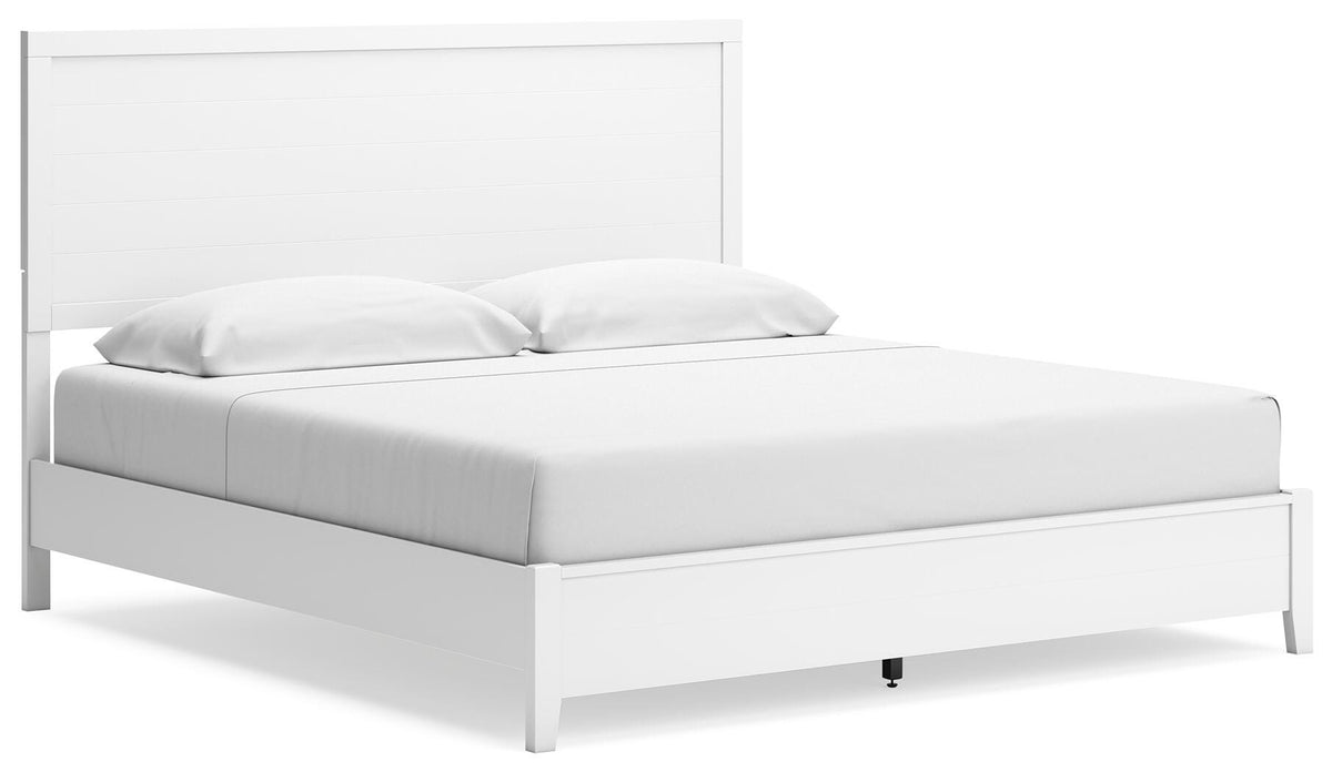 Binterglen Panel Bed, Dresser, Chest and 2 Nightstands (B427-SI) - Image 18