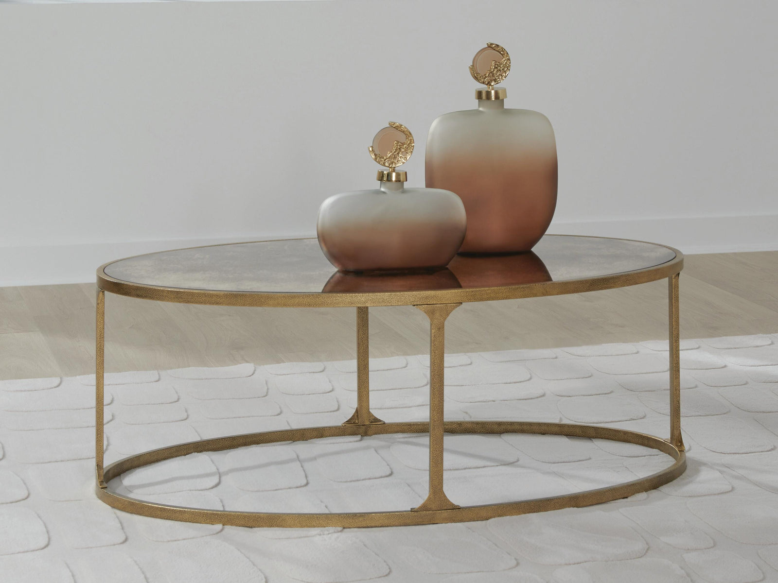 Korajane Coffee Table - Antique Gold  (T399-SI) - Image 2