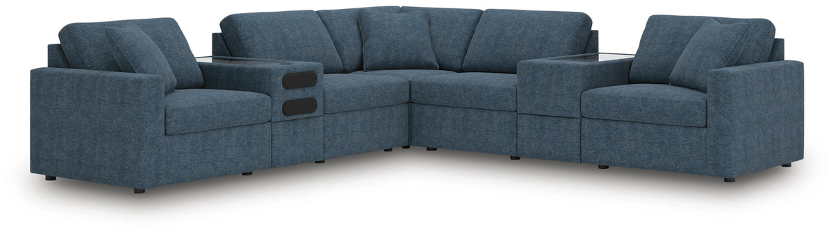 Modmax 7-Piece Balanced Sectional with Audio and Storage Consoles (92121-SI)