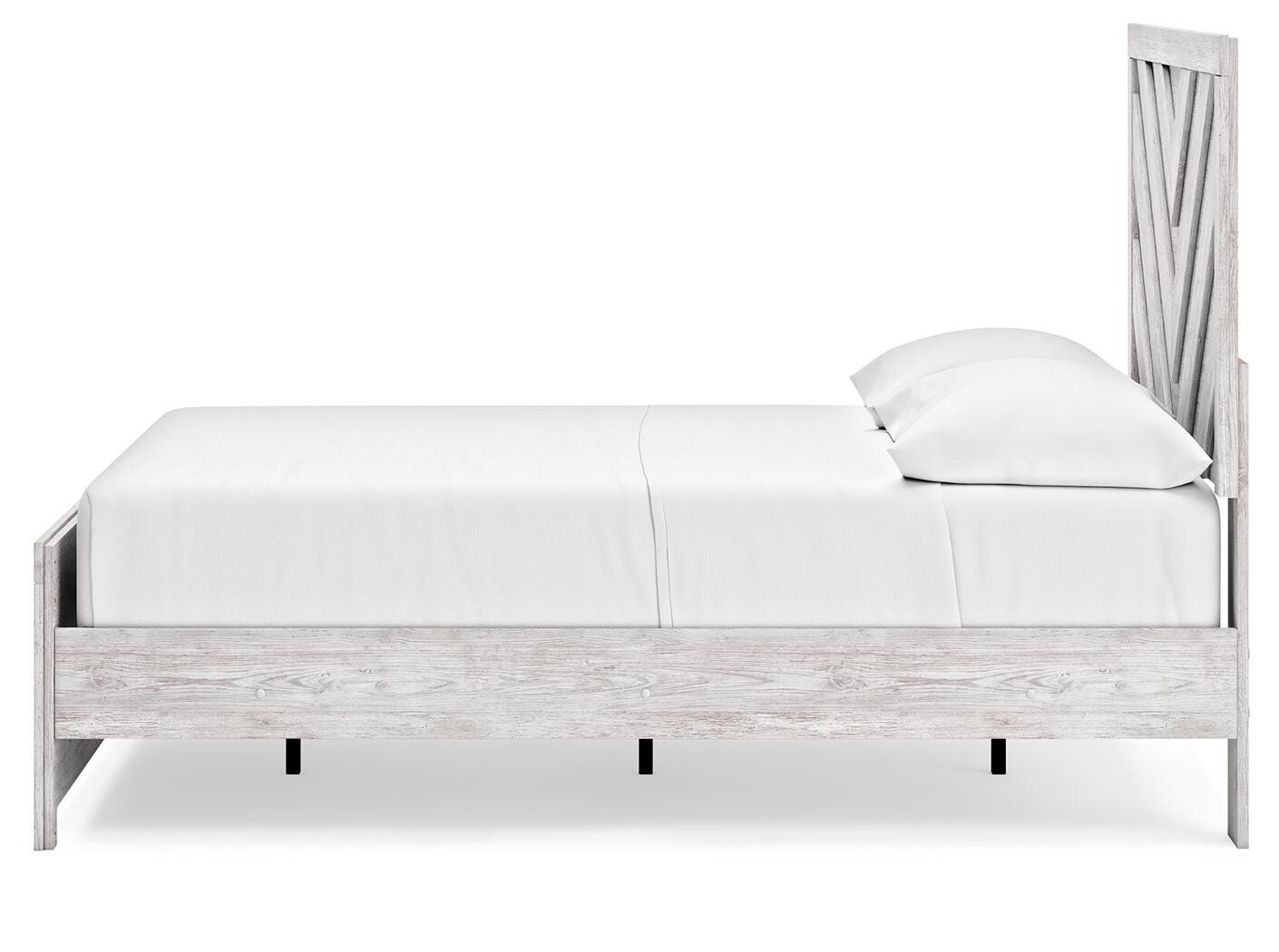 Cayboni Panel Bed, Dresser, Mirror and Nightstand - Whitewash  (B3788-SI) - Image 14