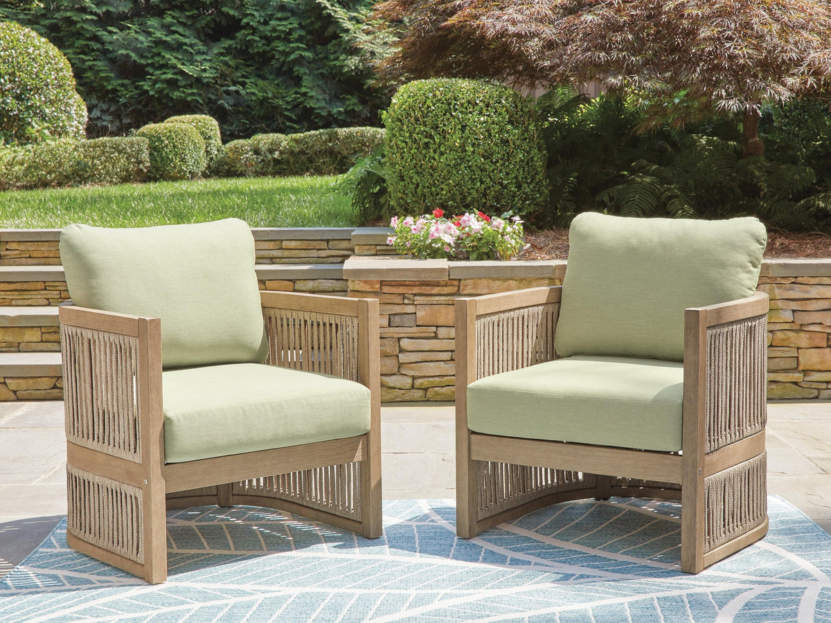 Serena Shores Outdoor Sofa with Cushion (PCP604-SI) - Image 7
