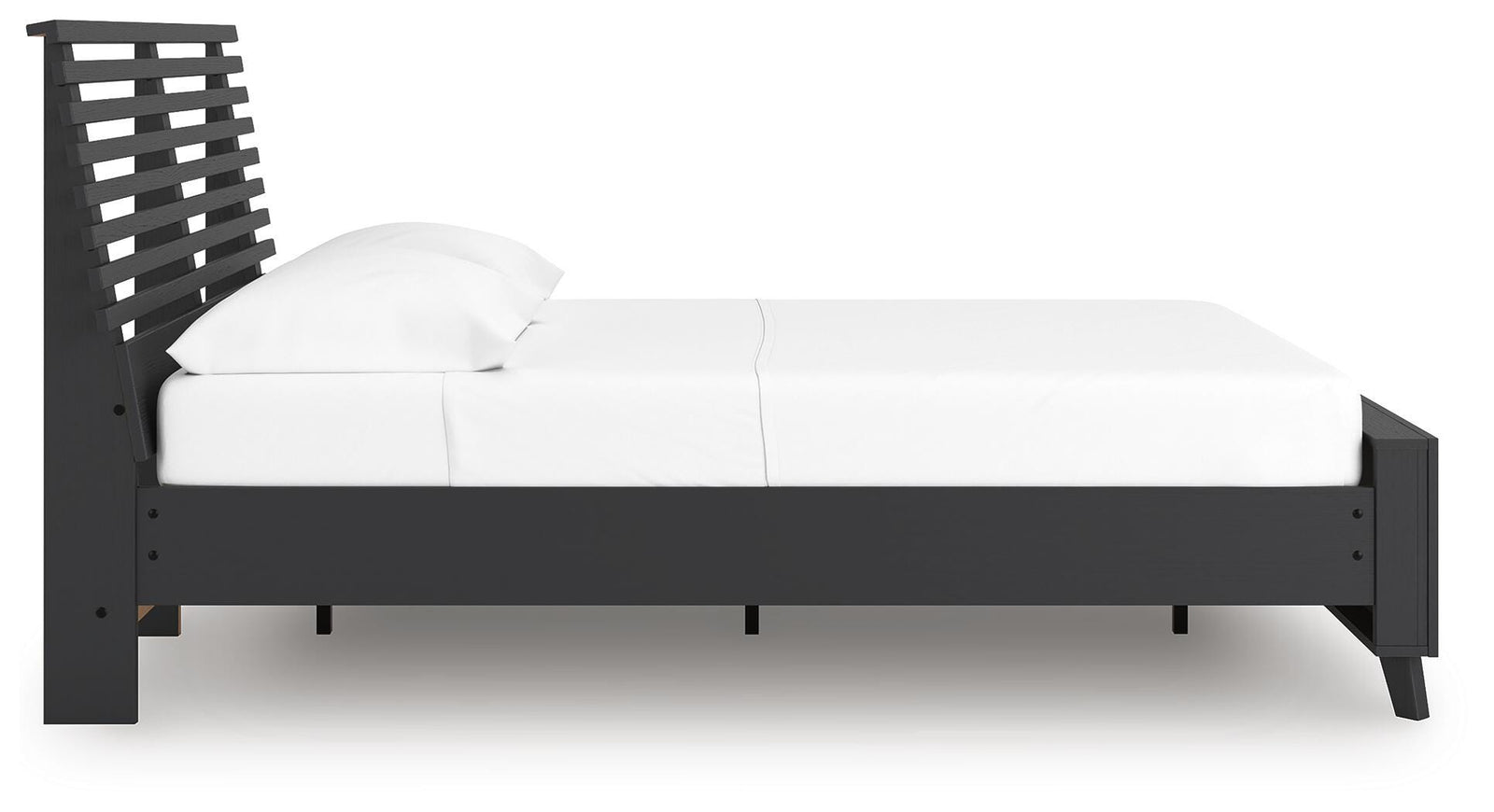 Danziar Slat Panel Platform Bed, Dresser and Mirror (B1013-SI) - Image 4