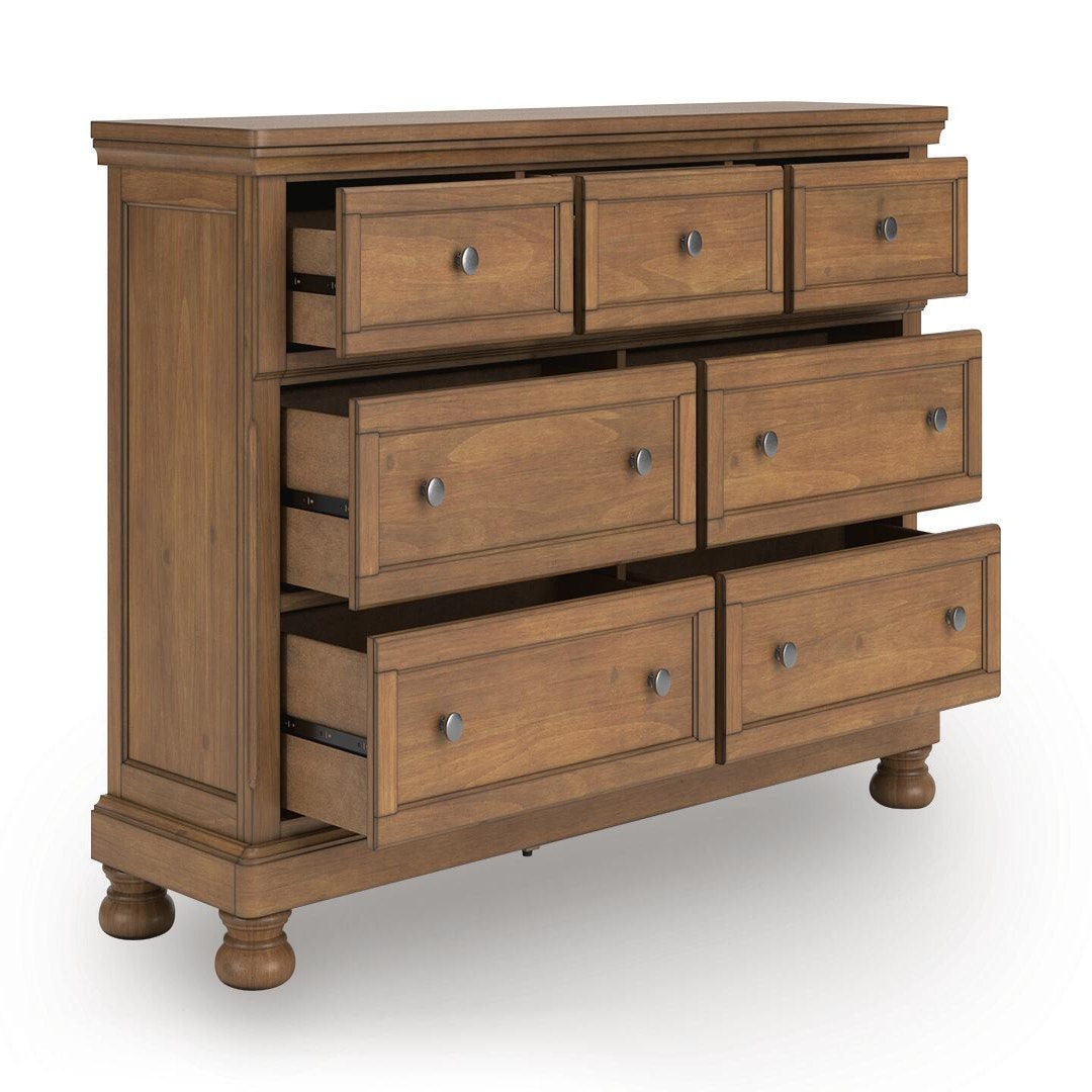 Feddinger California King Panel Storage Bed, Dresser and Nightstand (PCB779-SI) - Image 4