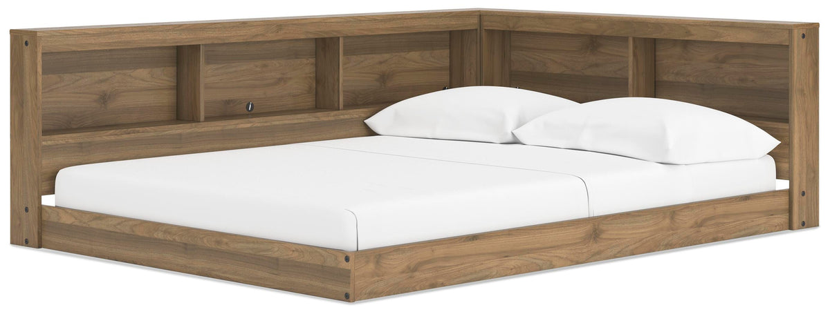 Deanlow Bookcase Storage Bed (Youth) - Honey  (EB1866-SI)