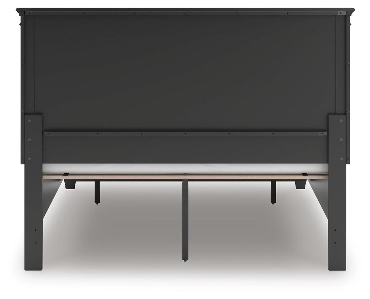 Lanolee Panel Storage Bed - Black  (B687-SI) - Image 7