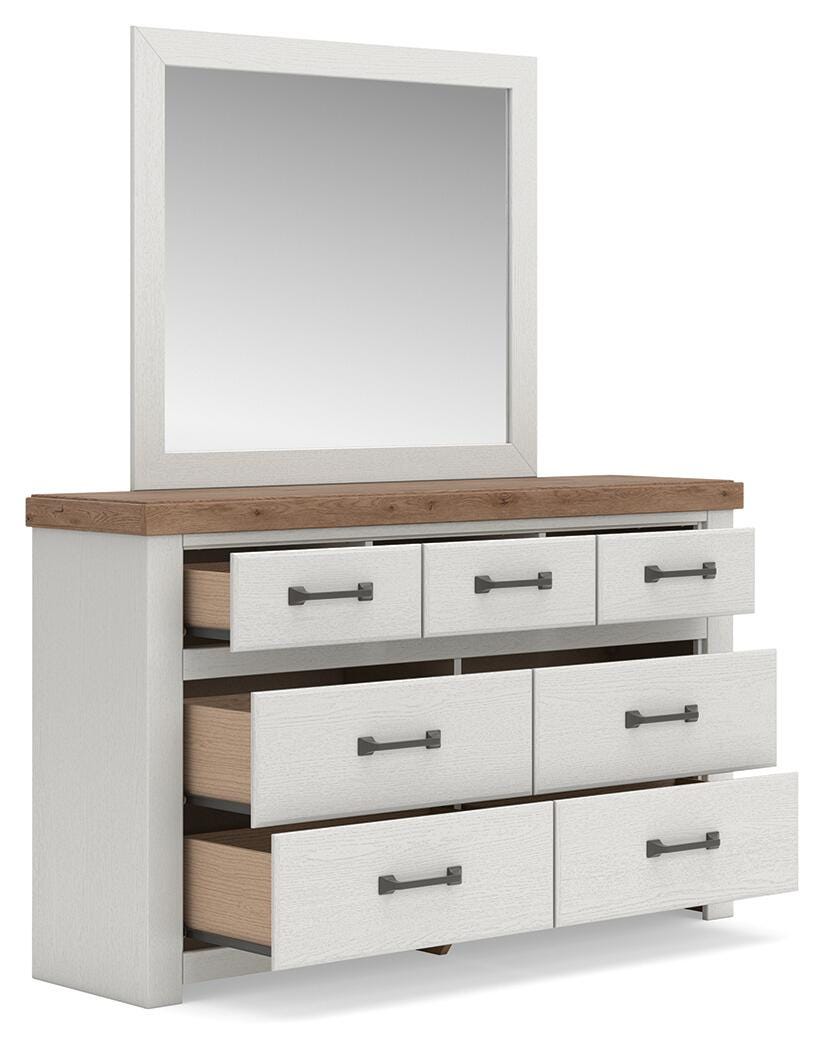 Savonport Panel Bed, Dresser and Mirror (B4615-SI) - Image 4