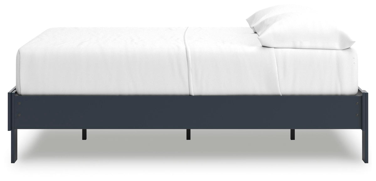 Simmenfort Platform Bed (Youth) - Navy Blue  (EB1528-SI) - Image 6