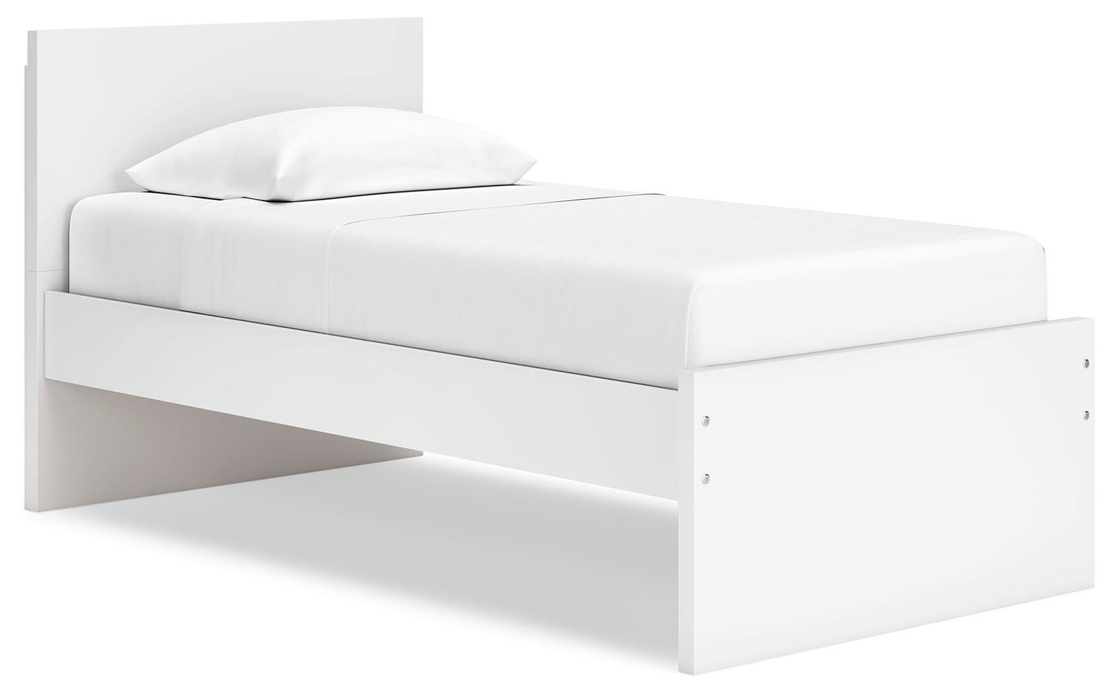 Onita Panel Platform Bed (Youth) - White  (EB9630-SI)