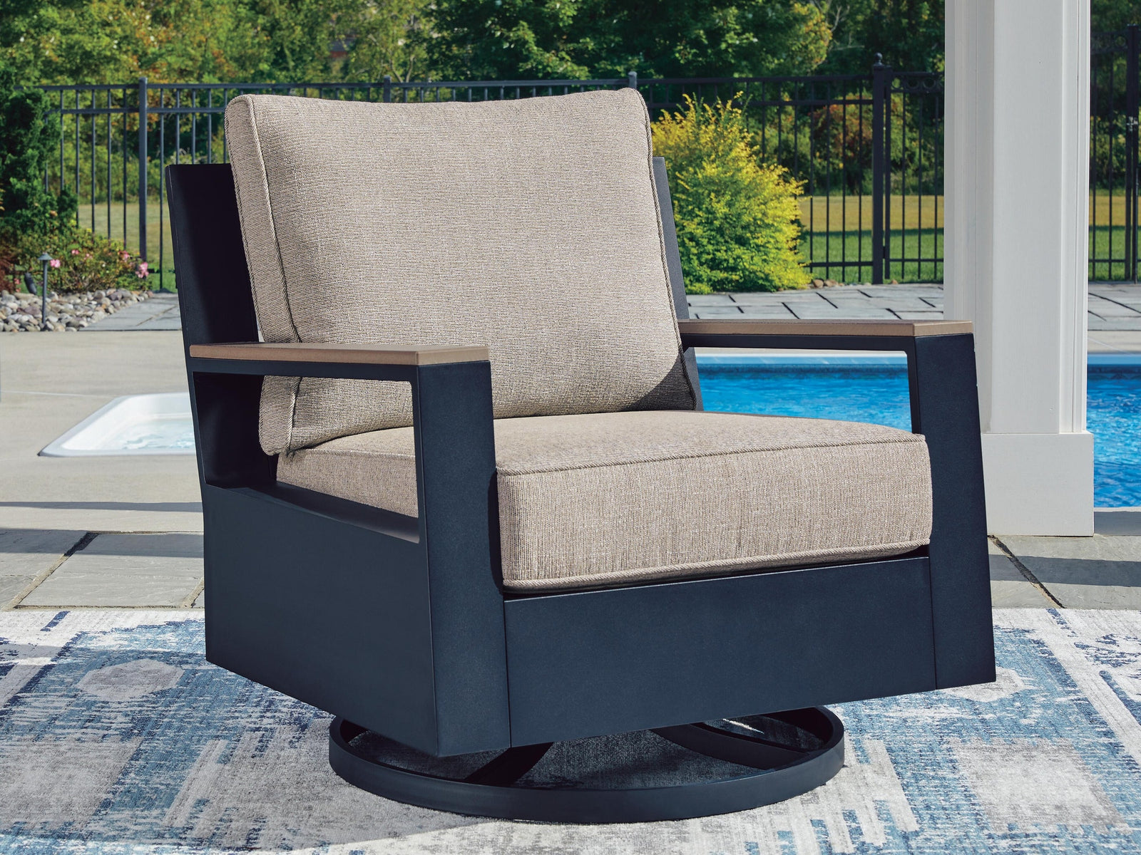 East Beach Outdoor Bar Table with Fire Pit (PCP587-SI) - Image 29