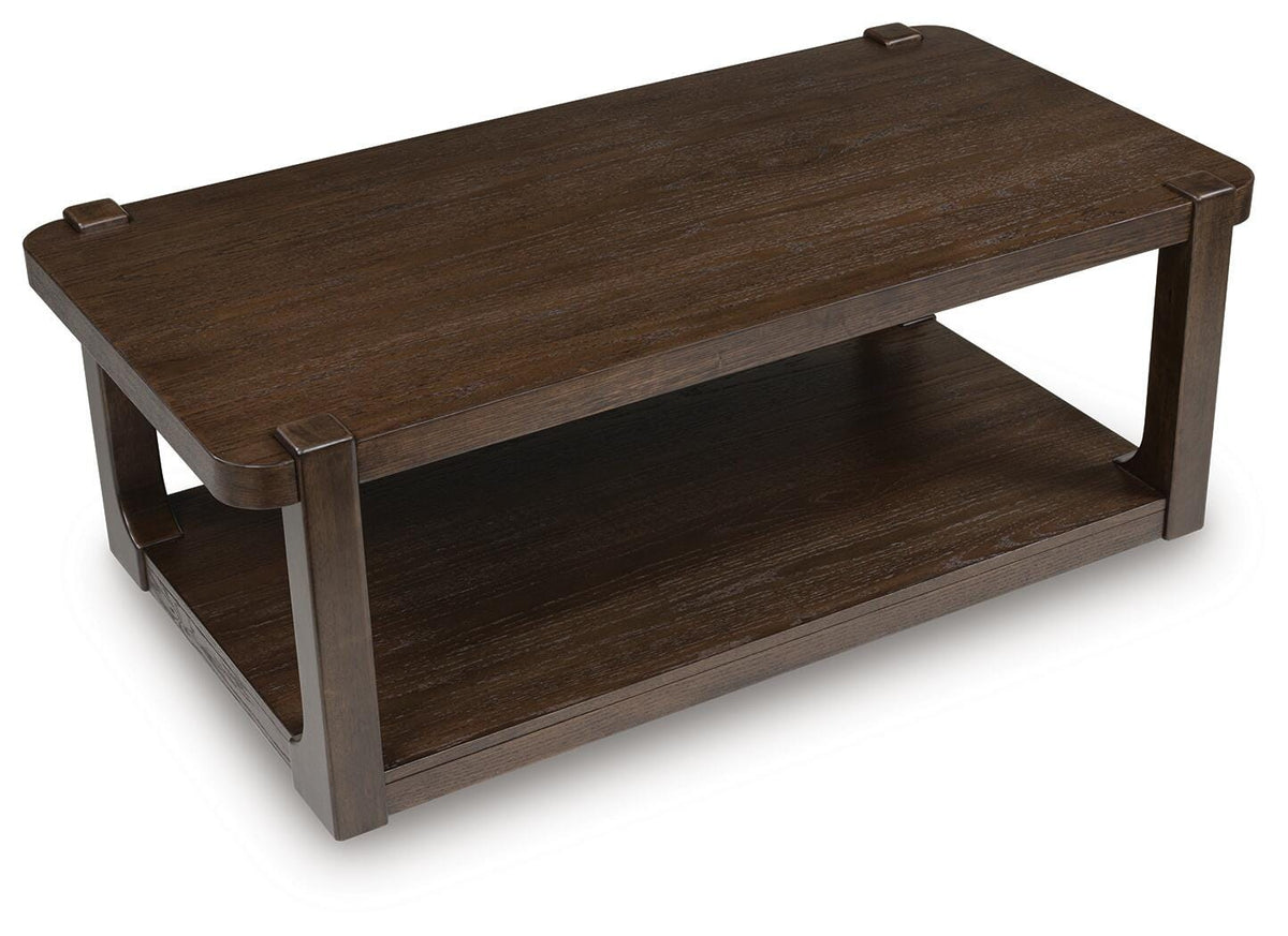 Breckington Coffee Table - Dark Brown  (T656-SI) - Image 3
