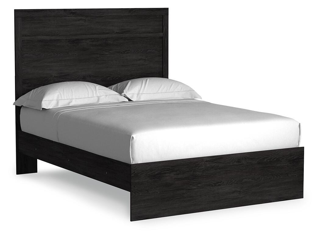 Belachime Panel Bed, Dresser and Mirror - Charcoal  (B2589-SI) - Image 3
