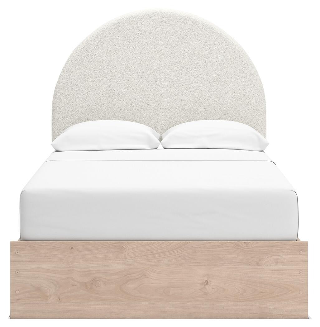 Arloster Full Upholstered Panel Bed, Dresser and Mirror (PCB1566-SI) - Image 9