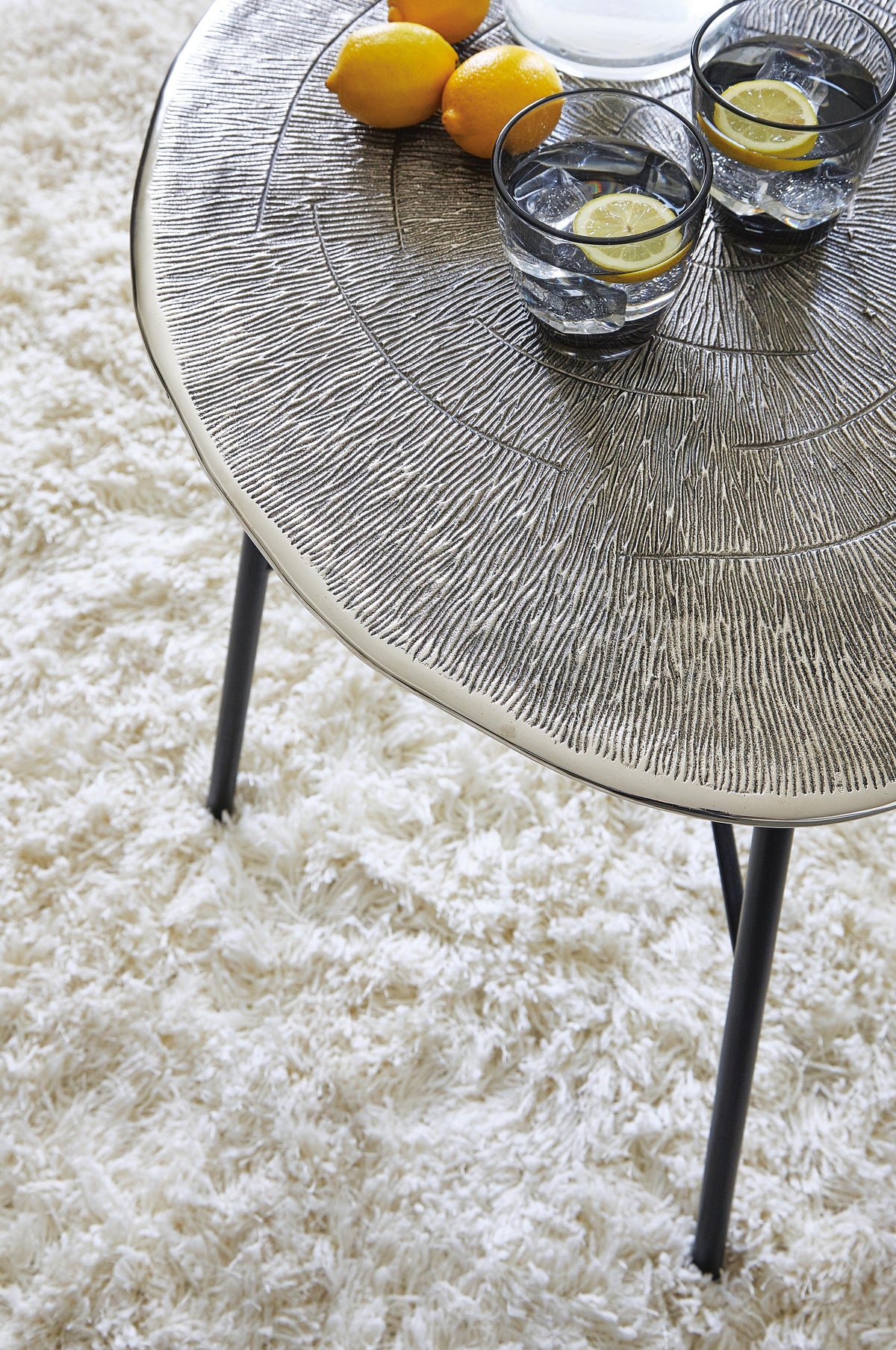 Laverford End Table - Chrome/Black  (T836-SI) - Image 5