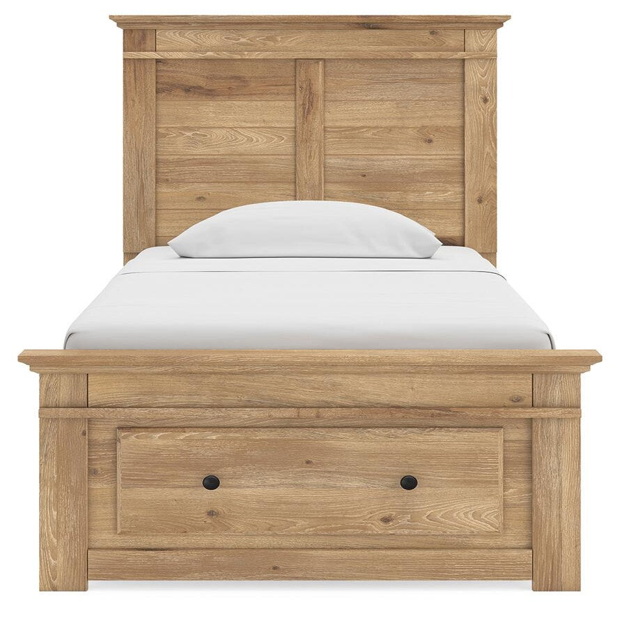 Makidern Twin Panel Storage Bed (PCB1170-SI) - Image 5