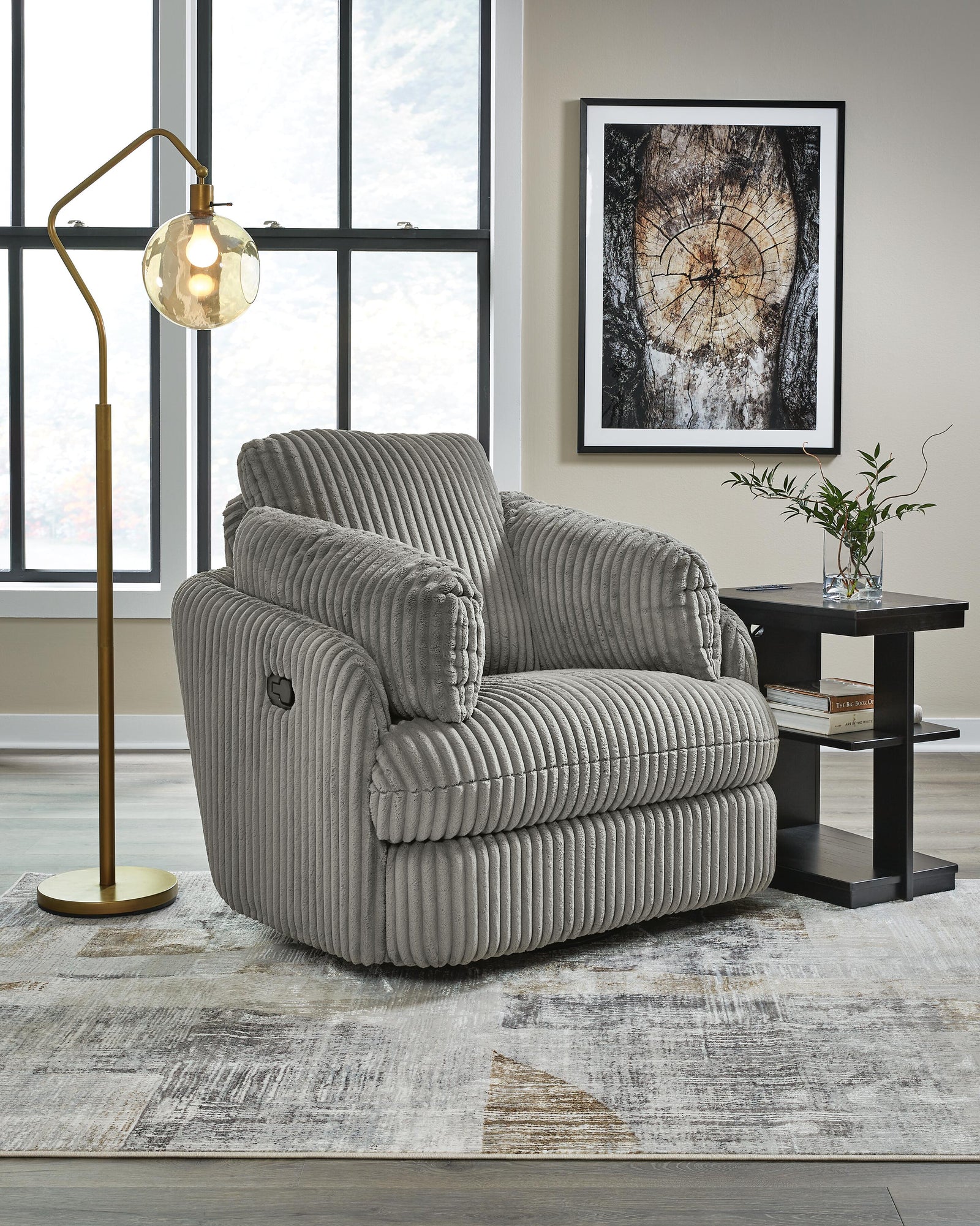Tie-Breaker Swivel Glider Recliner (94903-SI) - Image 8