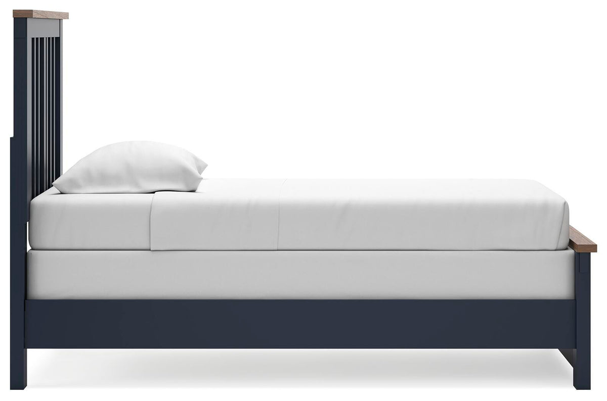 Landocken Panel Bed, Dresser, Mirror and Nightstand (B414-SI) - Image 11