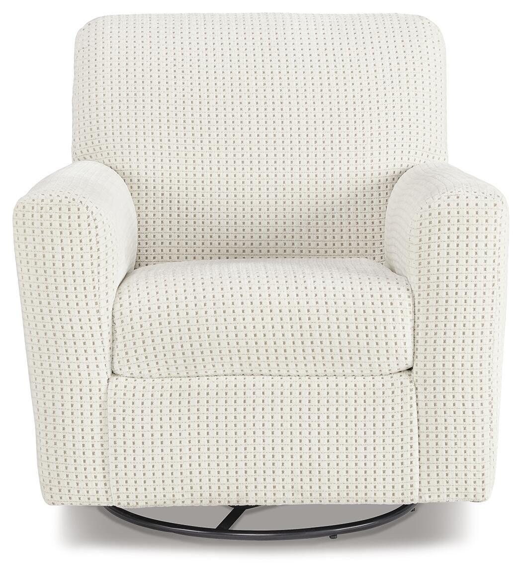 Herstow Swivel Glider Accent Chair (A3000365-SI) - Image 2