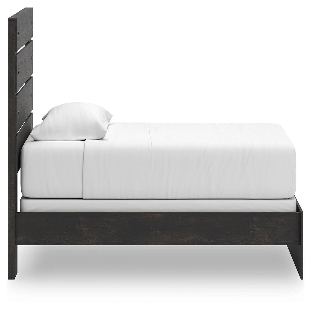 Hollivern Twin Panel Bed, Dresser and Mirror (PCB2108-SI) - Image 11