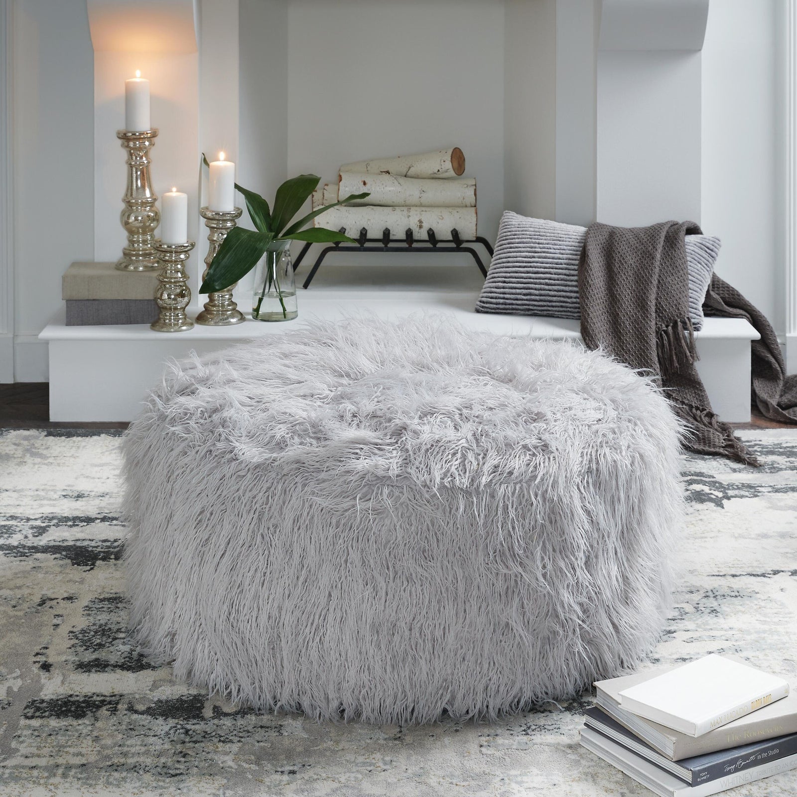 Galice Oversized Accent Ottoman (A3000333-SI) - Image 2