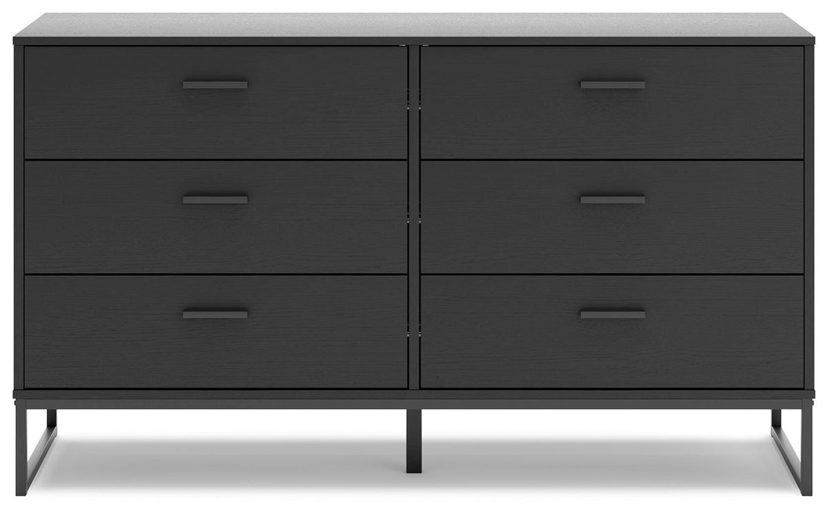 Socalle Dresser - Black  (EB1865-SI)