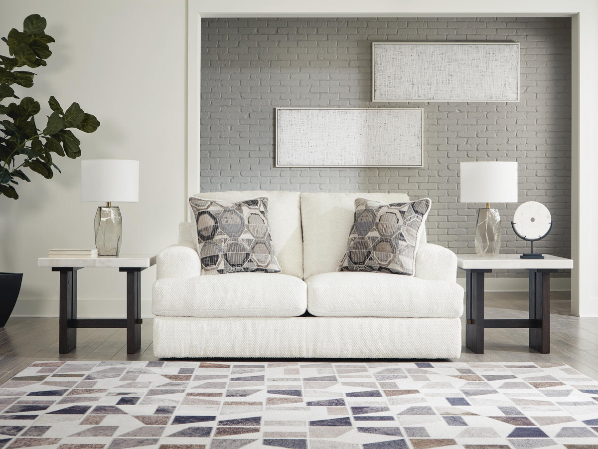 Karinne Loveseat, Oversized Chair and Accent Ottoman (31403-SI) - Image 16