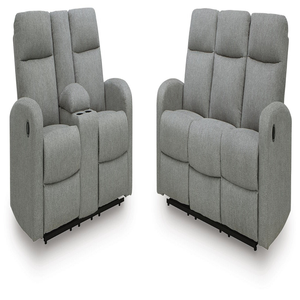 Gauntlet Reclining Sofa and Loveseat (PC42204-SI)