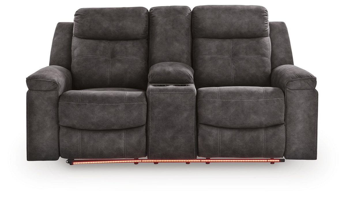 Brysonview Reclining Loveseat with Console (63605-SI) - Image 5