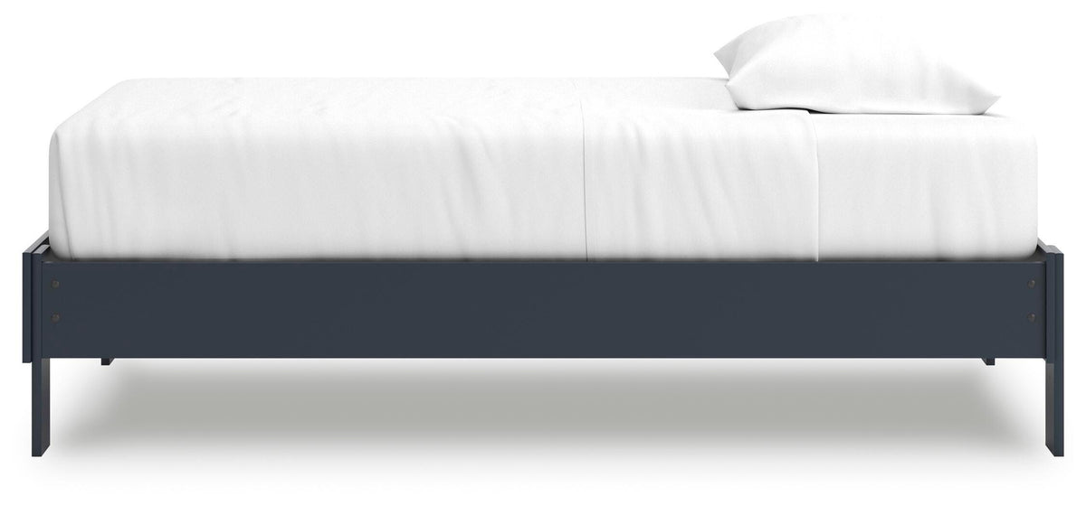 Simmenfort Platform Bed (Youth) - Navy Blue  (EB1528-SI) - Image 13
