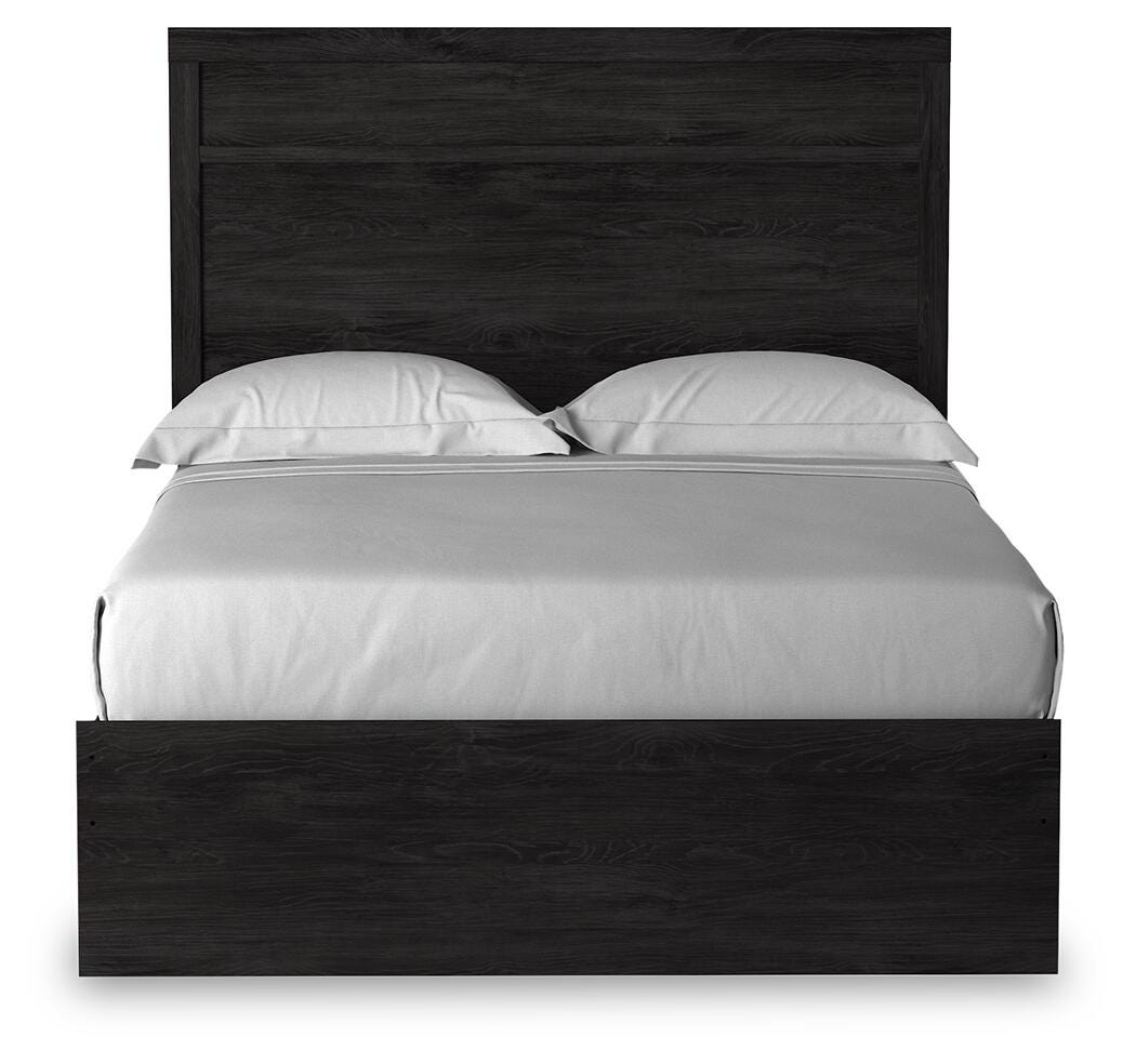 Belachime Panel Bed, Dresser, Chest and 2 Nightstands (B2589-SI) - Image 10