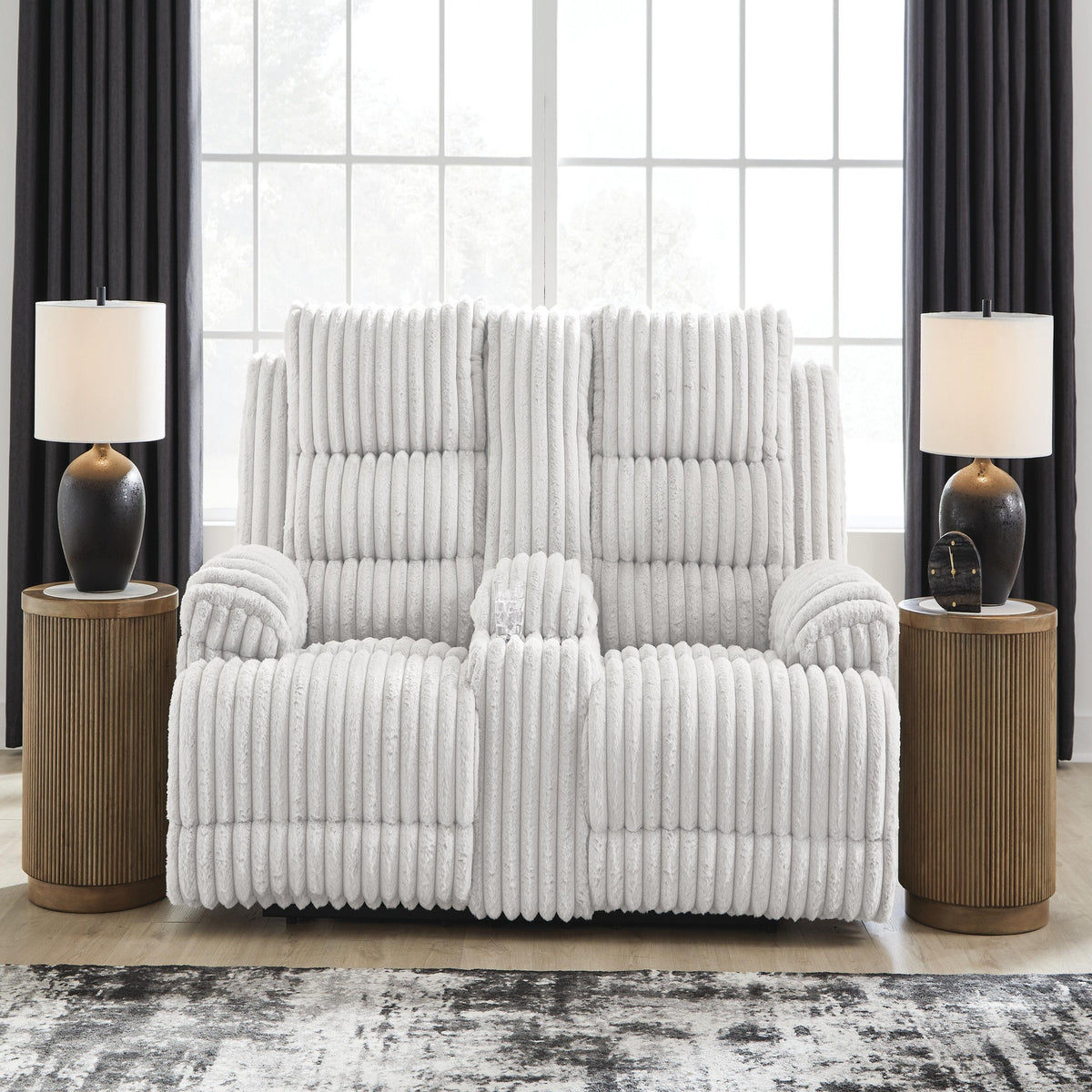 Rhines Falls Power Reclining Sofa with Drop Down Table (PC42804-SI) - Image 8