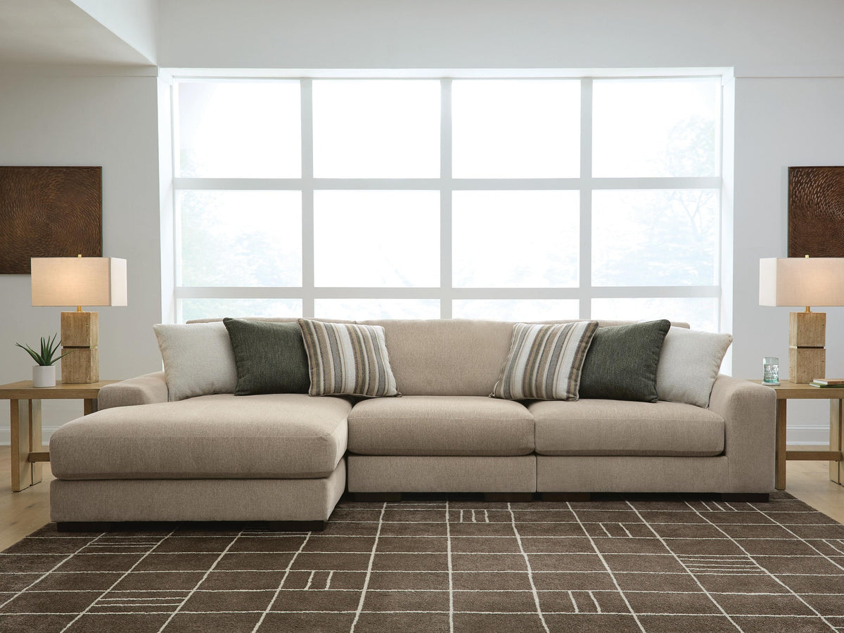Linenhause 3-Piece Sectional Sofa Chaise (31803-SI)