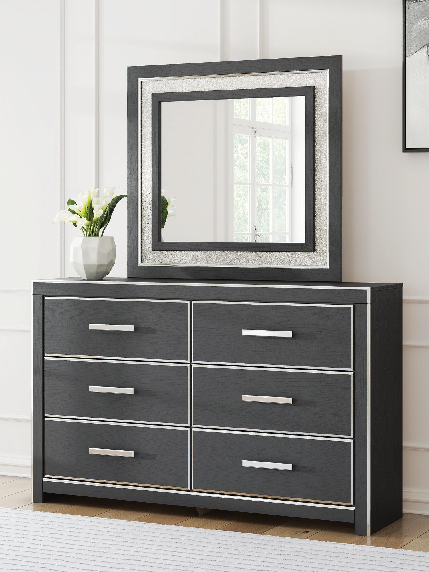 Zuraleus Dresser and Mirror (PCB3380-SI) - Image 6