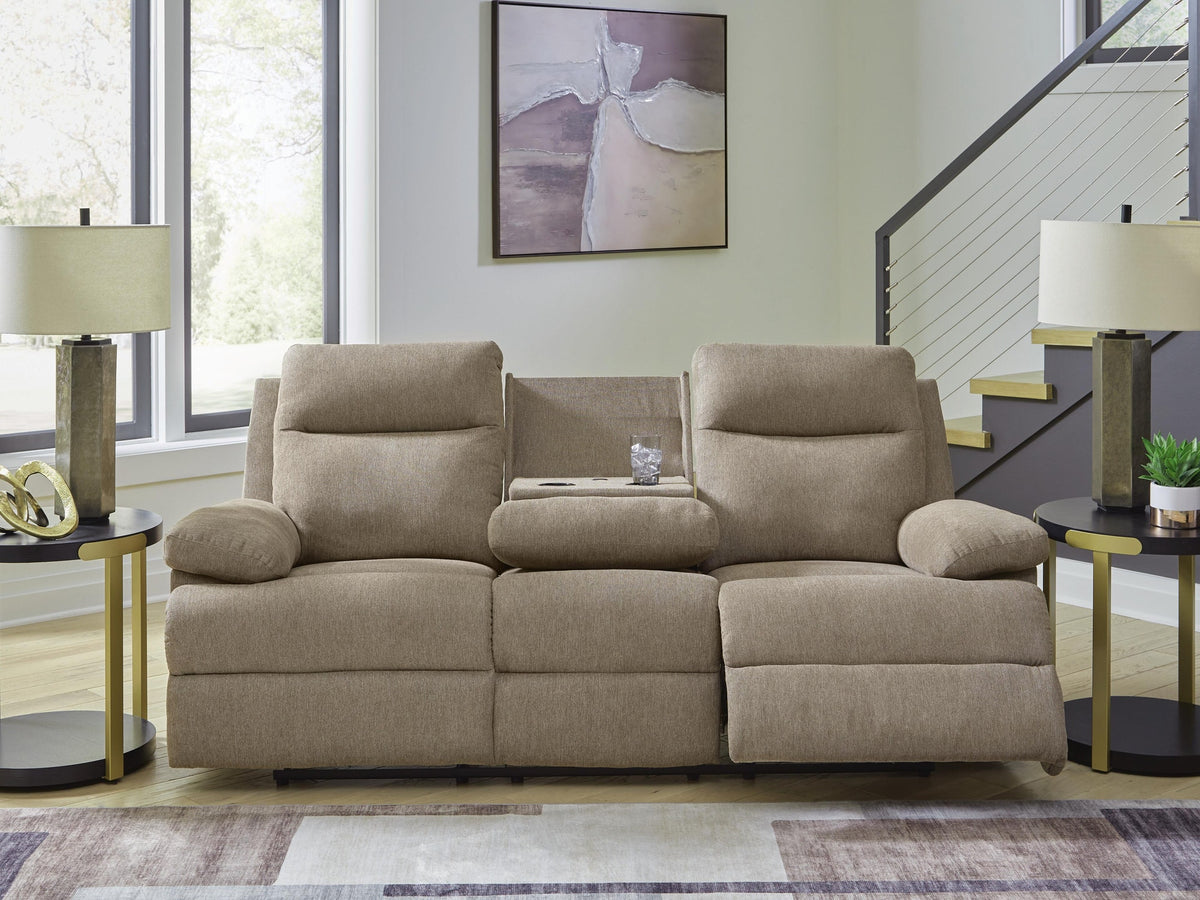 Side-Swipe Reclining Sofa with Drop Down Table (PC91405-SI) - Image 14