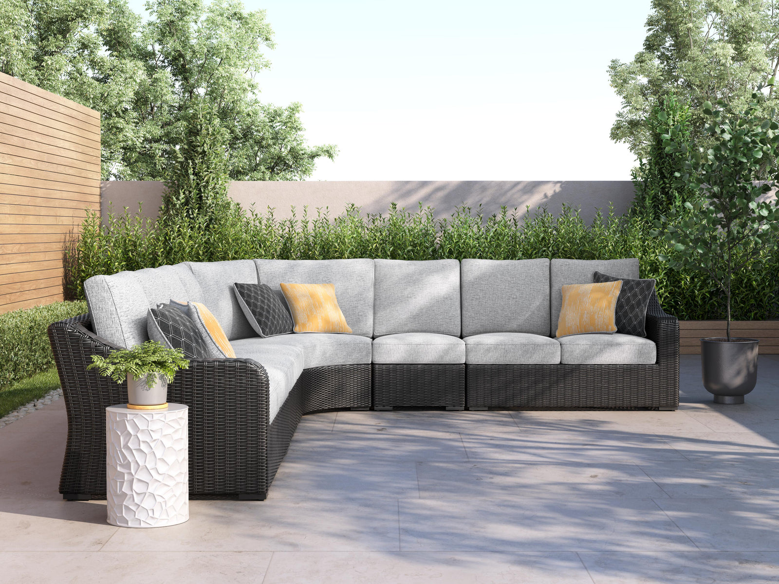 Beachcroft 6-Piece Outdoor Sectional (P792-SI) - Image 2