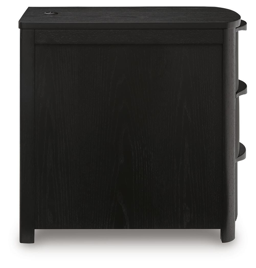 Camdill Chairside End Table - Black  (T208-SI) - Image 5