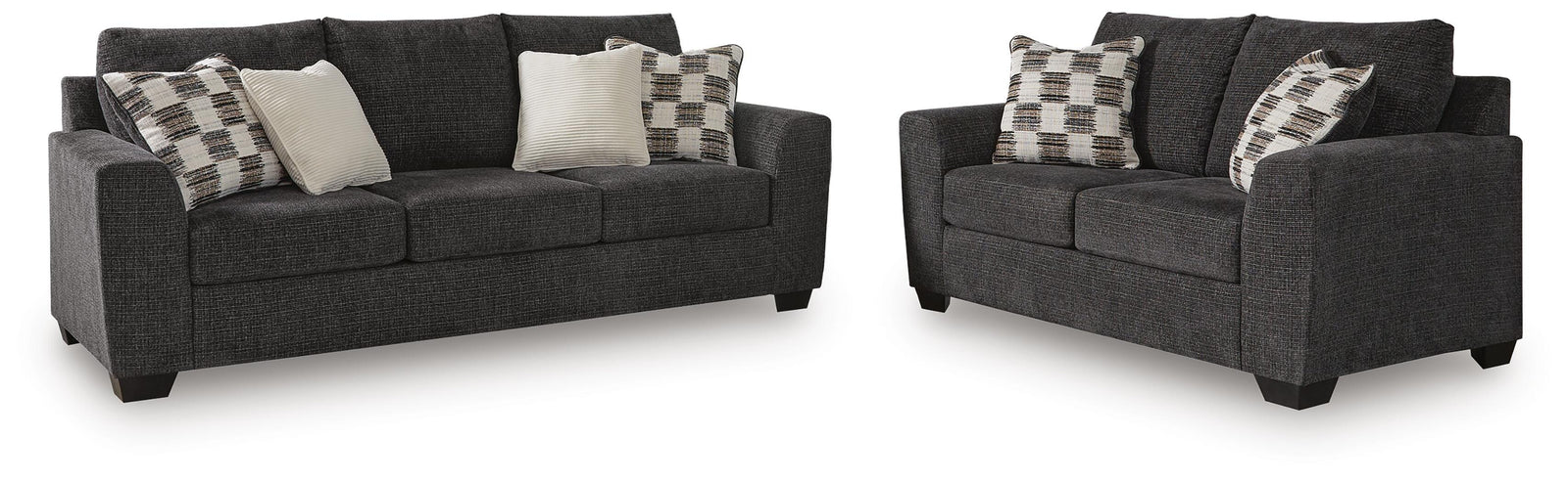 Loreo Sofa and Loveseat (63101-SI)