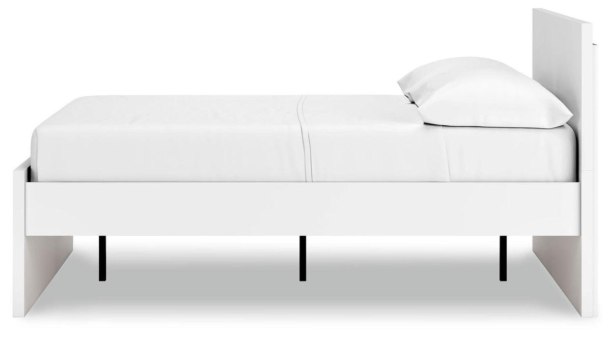 Onita Panel Platform Bed (Youth) - White  (EB9630-SI) - Image 5
