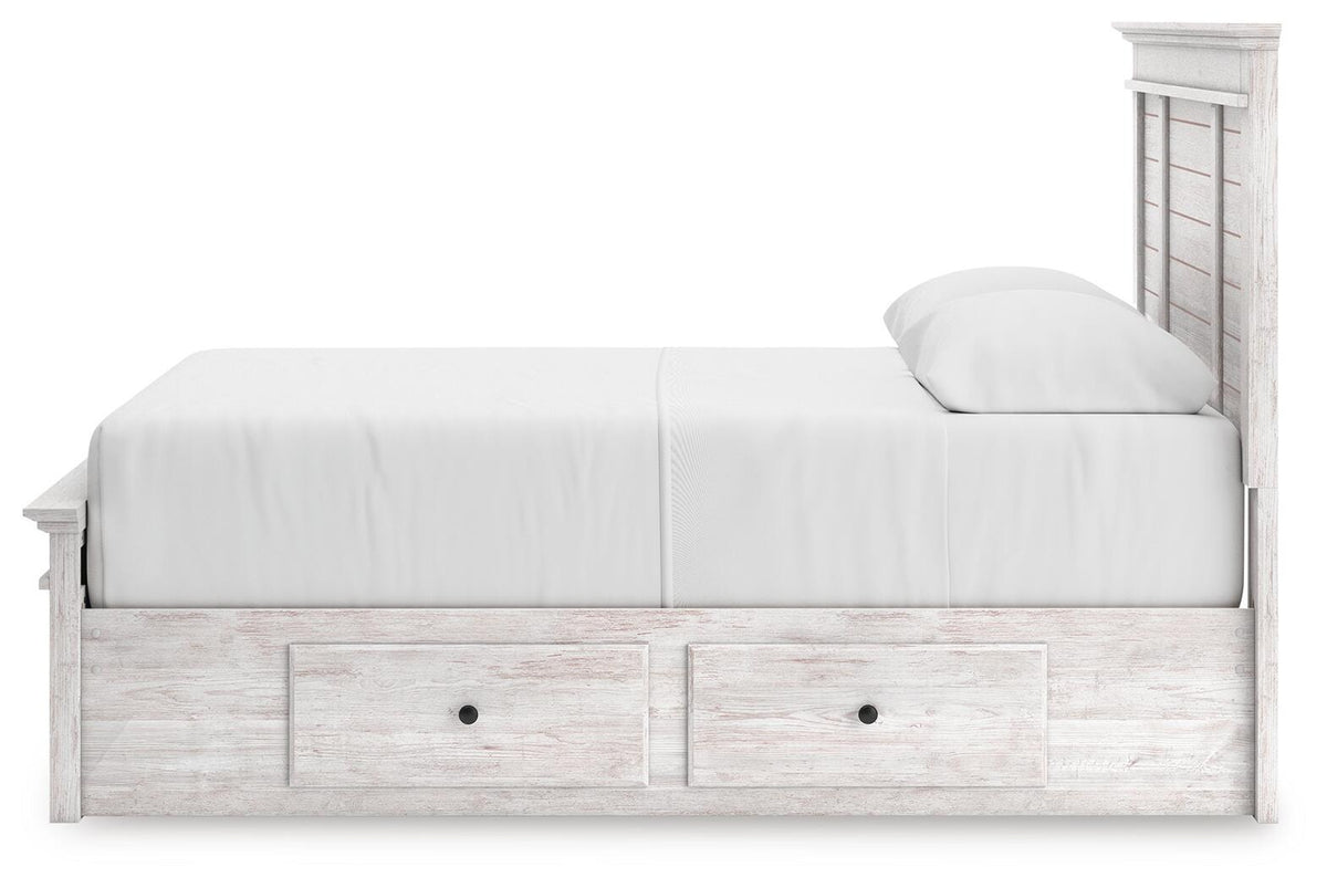 Makidern Queen Panel Storage Bed (PCB1171-SI) - Image 7