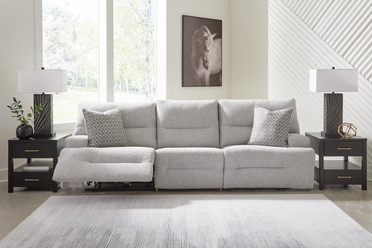 Acklen Place 3-Piece Power Reclining Sectional Sofa (93605-SI) - Image 4