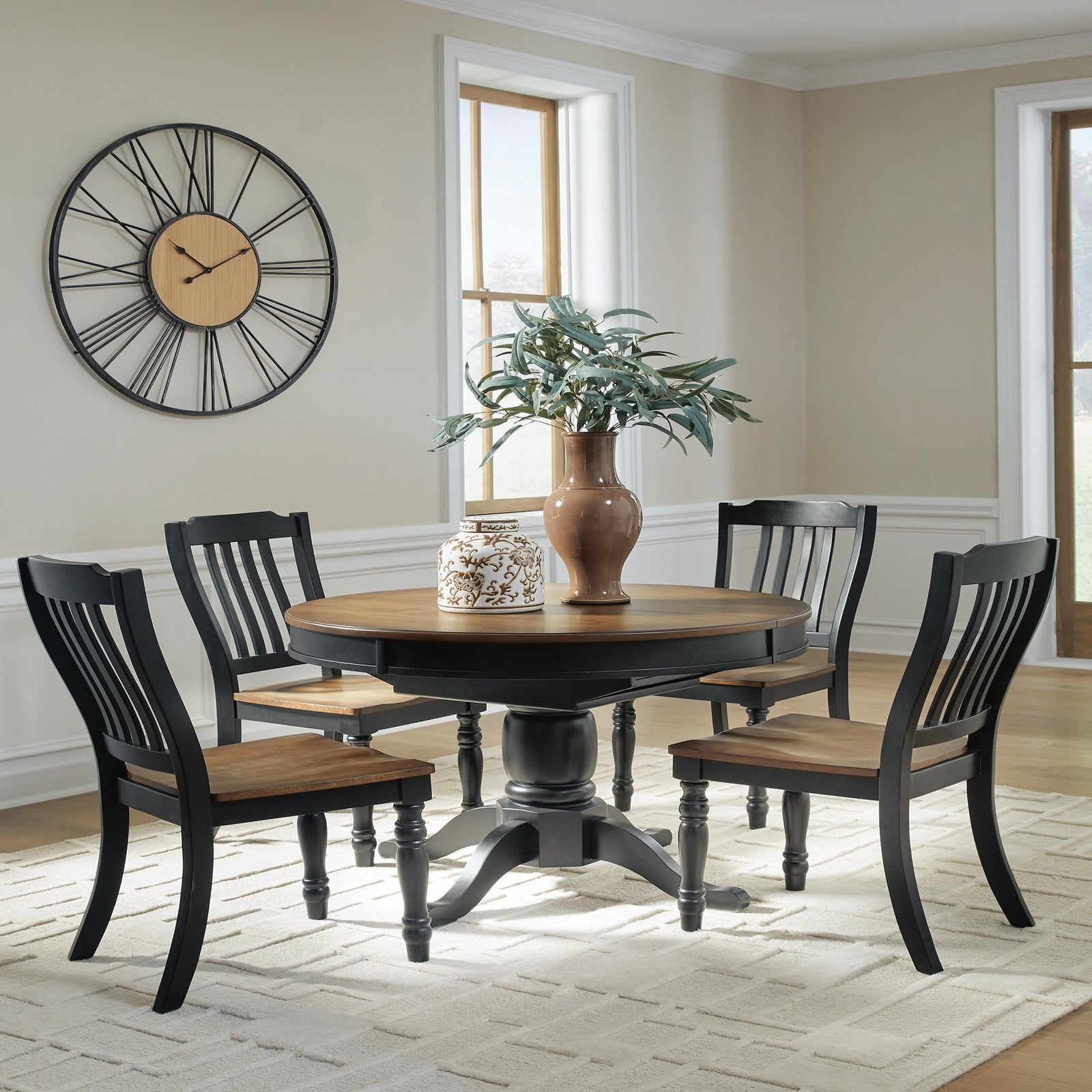 Clorazi Extension Dining Table and 4 Chairs (PCD619-SI) - Image 4