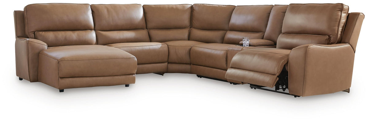 DeepWakes 6-Piece Power Reclining Sectional with Chaise (PCU62606-SI) - Image 3