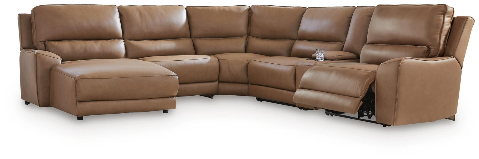 DeepWakes 6-Piece Power Reclining Sectional with Chaise (PCU62606-SI) - Image 3
