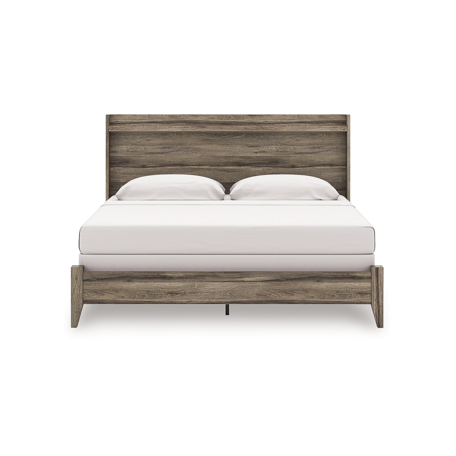 Elbrim King Panel Bed, Dresser, Mirror and 2 Nightstands (PCB2005-SI) - Image 10